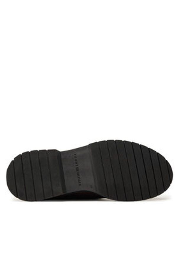 TOMMY HILFIGER - Tommy Hilfiger Półbuty Core FM0FM05171 Brązowy. Kolor: brązowy. Materiał: zamsz, skóra