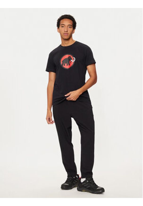 Mammut T-Shirt 1017-05891 Czarny Regular Fit. Kolor: czarny. Materiał: bawełna