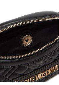 Love Moschino - LOVE MOSCHINO Saszetka nerka JC4003PP0NLA0000 Czarny. Kolor: czarny. Materiał: skóra #4