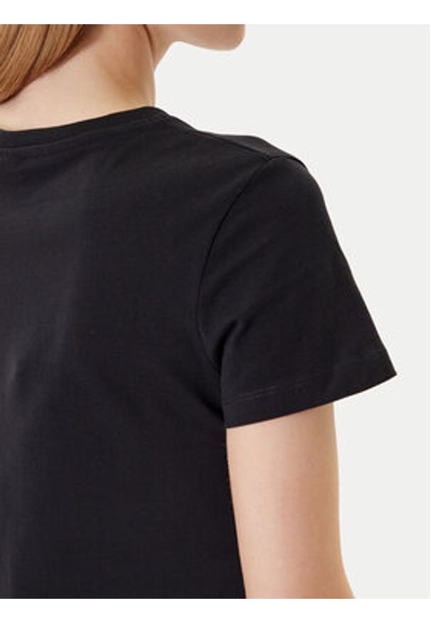 Guess T-Shirt V5YI03 I3Z14 Czarny Regular Fit. Kolor: czarny. Materiał: bawełna