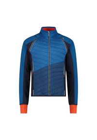Kurtka męska turystyczna CMP 30A2647. Typ kołnierza: kaptur. Kolor: niebieski. Materiał: softshell. Sport: turystyka piesza #1