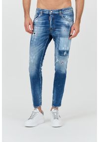 DSQUARED2 Niebieskie jeansy Skater Jean. Kolor: niebieski #1