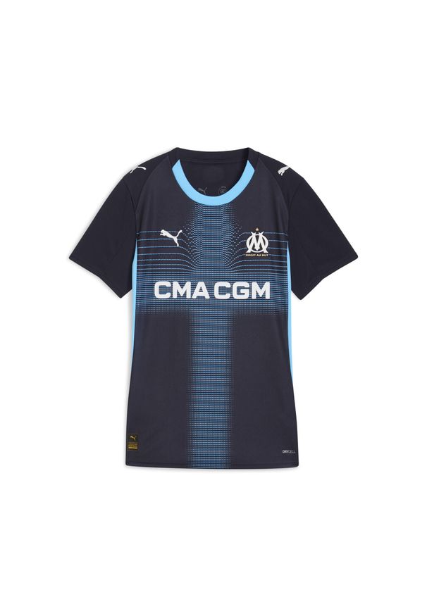 Puma - Damska koszulka wyjazdowa Olympique Marsylia 25/26 PUMA New Navy Luminous Blue. Kolor: niebieski. Sport: piłka nożna