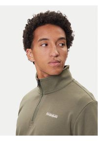 Napapijri Bluza B-Small Box Hz NP0A88TO Zielony Relaxed Fit. Kolor: zielony. Materiał: bawełna #4