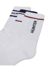 Hunter Skarpety AS_HUNTER_02W_SS25 (3-PACK) Biały. Kolor: biały. Materiał: poliester, materiał #3