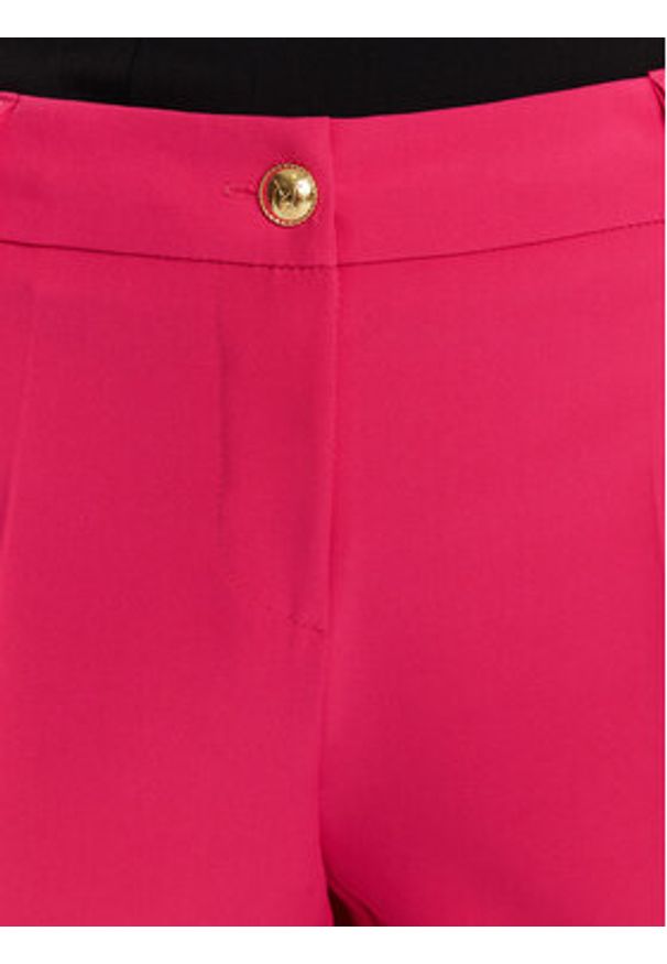 Maryley Spodnie materiałowe 25EB52Z/M24/43AL Różowy Regular Fit. Kolor: różowy. Materiał: syntetyk