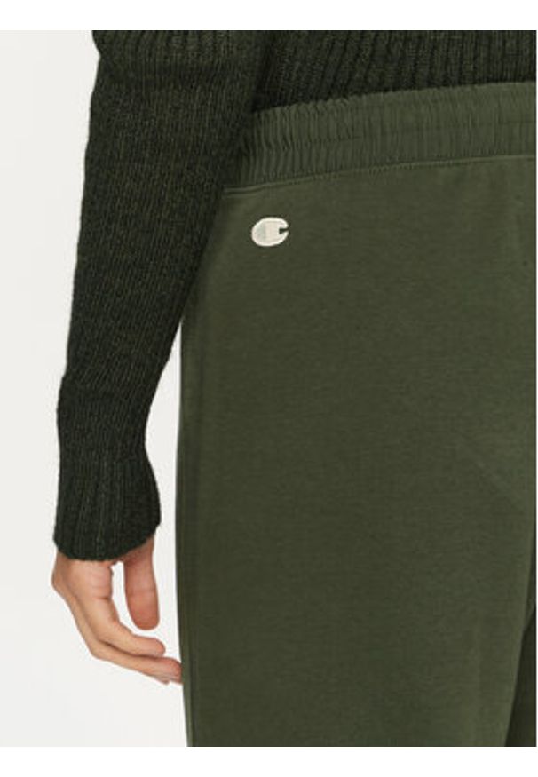 Champion Spodnie dresowe 117499 Khaki Regular Fit. Kolor: brązowy. Materiał: bawełna