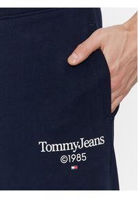 Tommy Jeans Spodnie dresowe Entry DM0DM18935 Granatowy Slim Fit. Kolor: niebieski. Materiał: bawełna