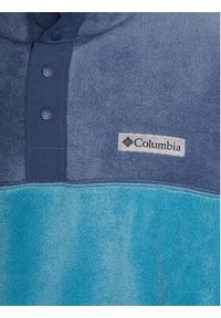 columbia - Columbia Polar Steens Mountain™ Half Snap Niebieski Regular Fit. Kolor: niebieski. Materiał: syntetyk, polar