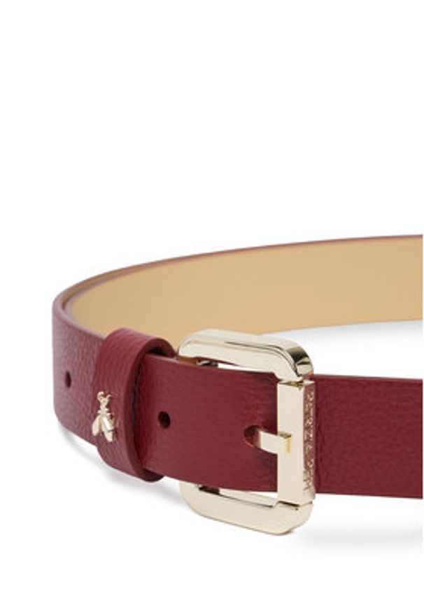 Patrizia Pepe Pasek Damski CW8684/L001-B861 Brązowy. Kolor: brązowy. Materiał: skóra