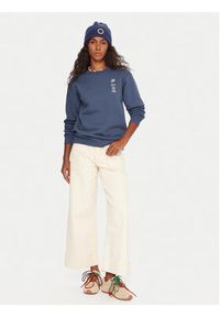 Roxy Bluza Surf Stoked ERJFT05018 Niebieski Regular Fit. Kolor: niebieski. Materiał: bawełna #5