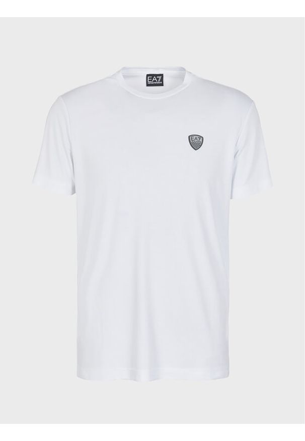 T-Shirt EA7 Emporio Armani. Kolor: biały