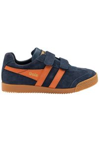 Trenerzy dla dzieci Gola Classics Harrier. Okazja: na co dzień. Kolor: niebieski. Materiał: zamsz
