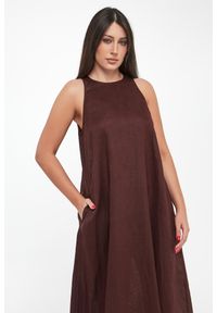 Ecoalf - Sukienka lniana Ukara ECOALF. Materiał: len #3