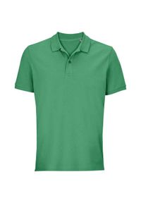 SOL'S - Koszulka Polo Pegase Dla Dorosłych Unisex. Typ kołnierza: polo. Kolor: zielony
