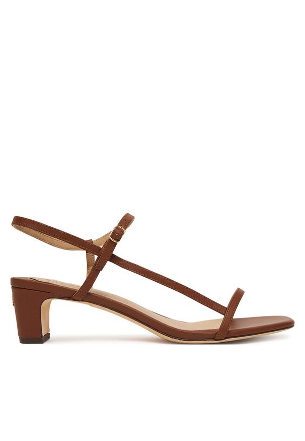 Lauren Ralph Lauren - Sandały LAUREN RALPH LAUREN. Kolor: brązowy