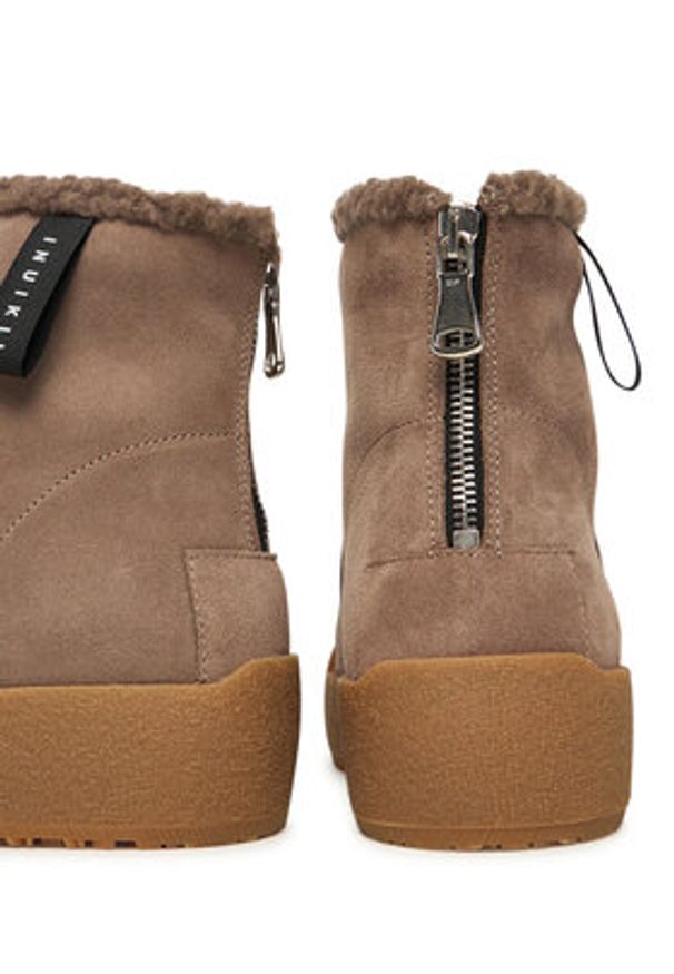 Inuikii Botki Cortina 1002.020.0011 Beżowy. Kolor: beżowy. Materiał: skóra, zamsz