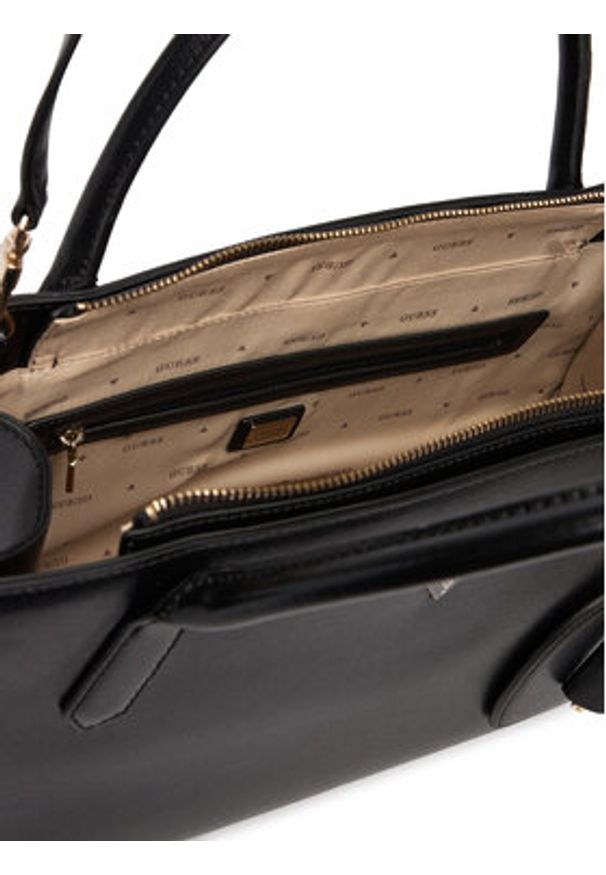 Guess Torebka Isobel HWBG99 32220 Czarny. Kolor: czarny. Materiał: skórzane