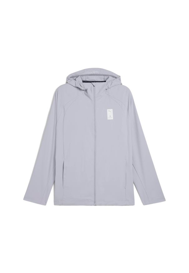 Bluza z kapturem Puma Saysky. Typ kołnierza: kaptur. Kolor: szary. Sport: bieganie