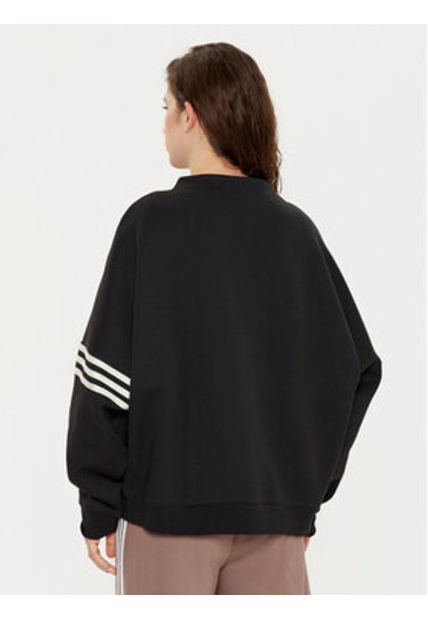 Adidas - adidas Bluza Neuclassics JI8520 Czarny Oversize. Kolor: czarny. Materiał: bawełna