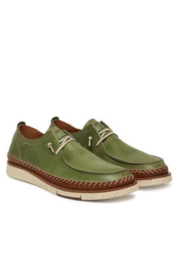 Pikolinos Półbuty San Juan M6L-4274C1 Zielony. Kolor: zielony. Materiał: skóra