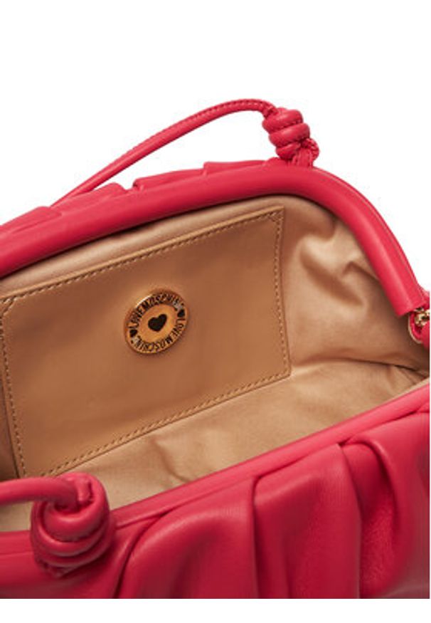 Love Moschino - LOVE MOSCHINO Torebka JC4286PP0MKK0615 Różowy. Kolor: różowy. Materiał: skórzane