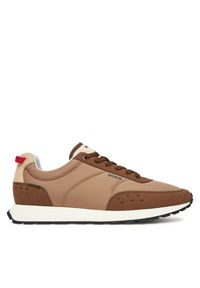 Hugo - Sneakersy HUGO. Kolor: beżowy