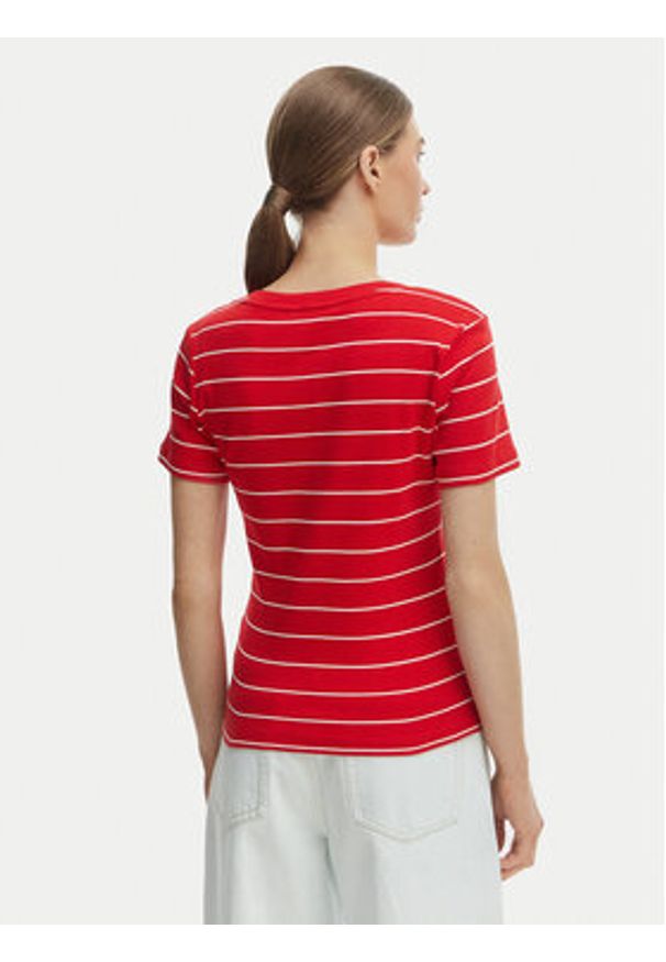 TOMMY HILFIGER - Tommy Hilfiger T-Shirt New Cody WW0WW40584 Czerwony Slim Fit. Kolor: czerwony. Materiał: bawełna