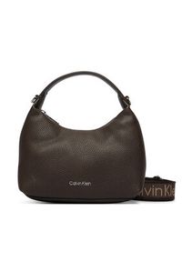Calvin Klein Torebka LV04F3892G Brązowy ciemny. Kolor: brązowy. Materiał: skórzane #3