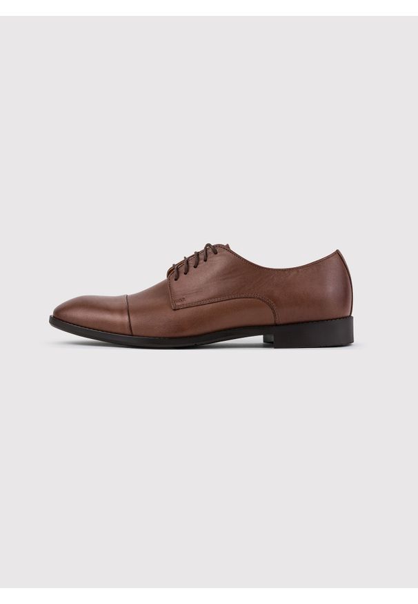 Pako Lorente - PAKO LORENTE – Buty męskie brązowe. Kolor: brązowy. Materiał: skóra. Styl: klasyczny, wizytowy, elegancki