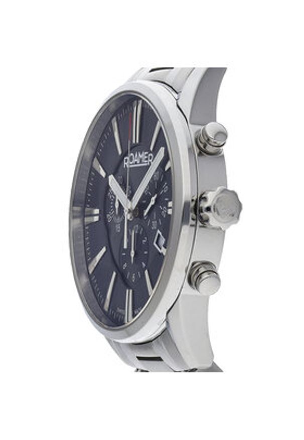 Roamer Zegarek Superior Chrono 508837 41 45 50 Srebrny. Kolor: srebrny