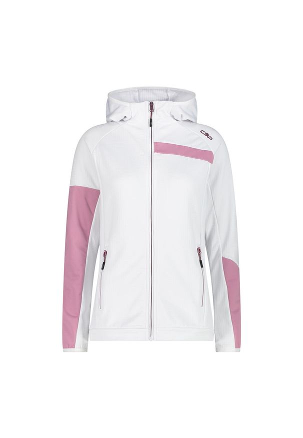 Bluza damska CMP. Kolor: różowy, biały, wielokolorowy. Styl: sportowy. Sport: turystyka piesza