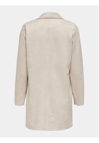 only - ONLY Płaszcz z imitacji skóry Joline 15179864 Beżowy Regular Fit. Kolor: beżowy. Materiał: skóra #2