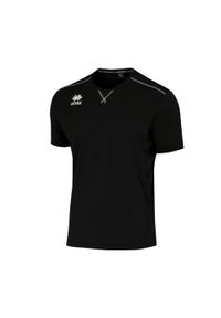 ERREA - T-Shirt Errea Everton Czarny Sweter Mc Dorosłych. Kolor: czarny. Sezon: lato. Sport: fitness #1