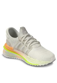 adidas Sportswear - Buty adidas X_PLRBOOST ID9601 Off White. Kolor: biały. Materiał: materiał #1