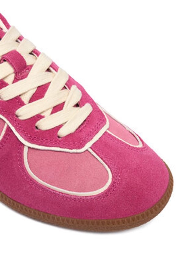 Nokwol Sneakersy August Różowy. Kolor: różowy. Materiał: skóra, zamsz