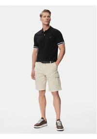 Guess Polo M6GP60 K3076 Czarny Regular Fit. Typ kołnierza: polo. Kolor: czarny. Materiał: bawełna #4