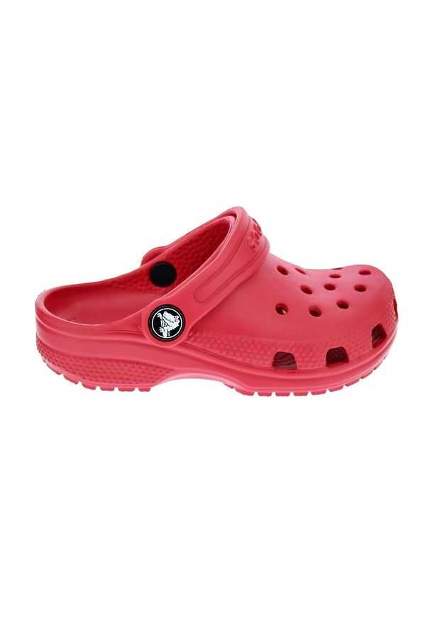 Klapki dziecięce Crocs Classic Clog T. Kolor: czerwony. Styl: sportowy