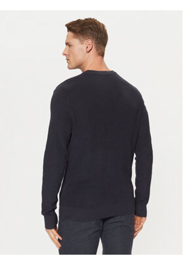 Guess Sweter M5RR09 Z3BV1 Granatowy Regular Fit. Kolor: niebieski. Materiał: bawełna