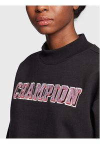 Champion Bluza 115439 Czarny Custom Fit. Kolor: czarny. Materiał: bawełna #3
