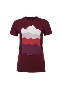 Koszulka turystyczna Damska Black Diamond Vista T-shirt. Kolor: różowy