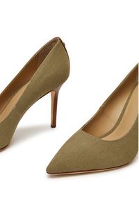 Lauren Ralph Lauren - LAUREN RALPH LAUREN Szpilki 802966872001 Zielony. Kolor: zielony. Materiał: materiał. Obcas: na szpilce
