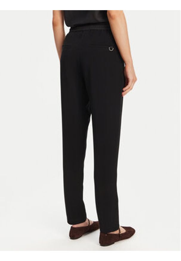 Marella Spodnie dresowe Abitata 2513131045 Czarny Regular Fit. Kolor: czarny. Materiał: syntetyk