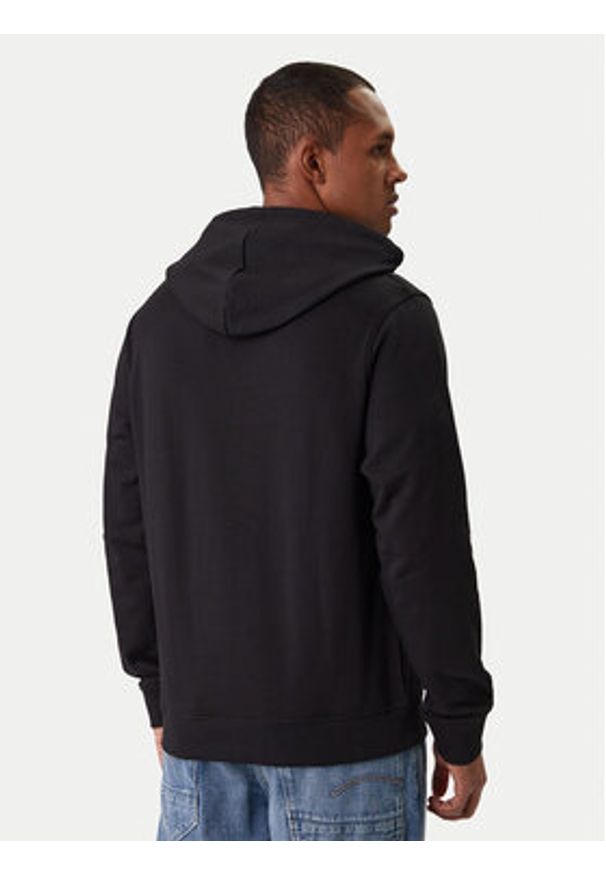 Jack & Jones Bluza College Logo 12288362 Czarny Regular Fit. Kolor: czarny. Materiał: bawełna