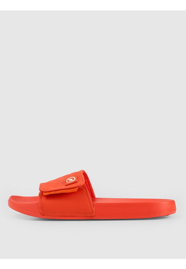 4f - 4F Klapki damskie - pomarańczowe 36. Okazja: na co dzień, na spacer, na plażę. Kolor: pomarańczowy. Materiał: guma. Sezon: lato. Styl: casual