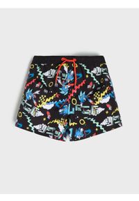 Sinsay - Szorty kąpielowe Sonic the Hegehog - czarny. Kolor: czarny #1