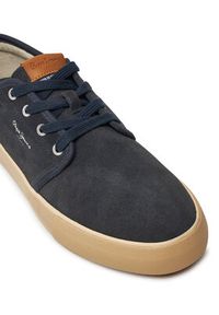 Pepe Jeans Sneakersy Ben Low PMS31071 Granatowy. Kolor: niebieski. Materiał: zamsz, skóra #3