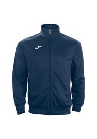 Joma - Męska Dresowa Kurtka Piłkarska Combi. Kolor: niebieski. Materiał: dresówka. Sport: piłka nożna