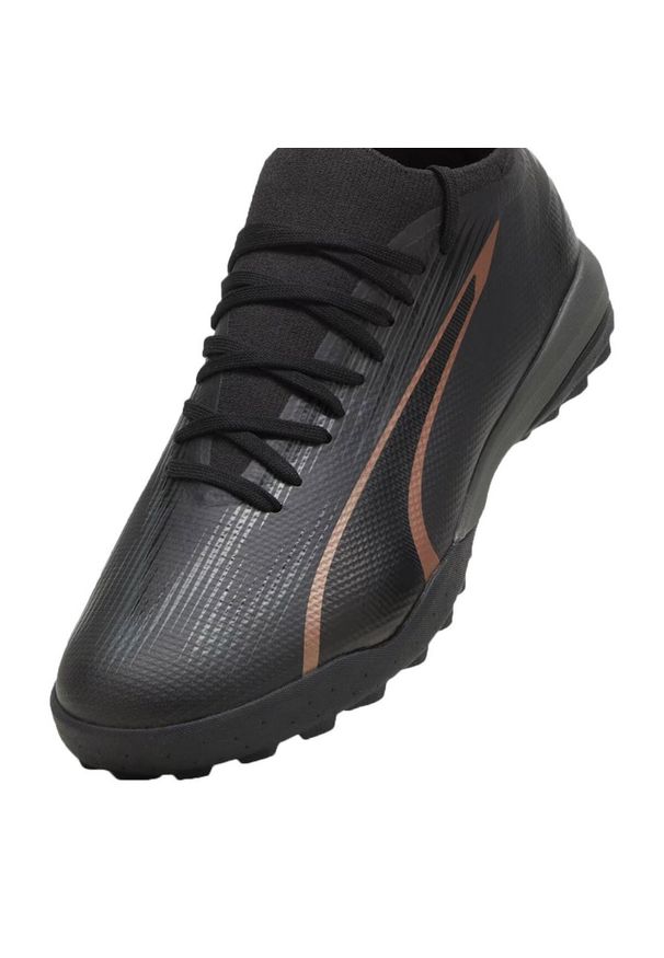 Puma - Męskie Buty Piłkarskie Ultra Match. Kolor: czarny. Sport: piłka nożna