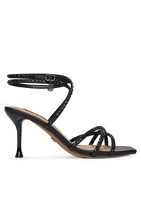 Nine West Sandały SM237-011A Czarny. Kolor: czarny. Materiał: skóra #1